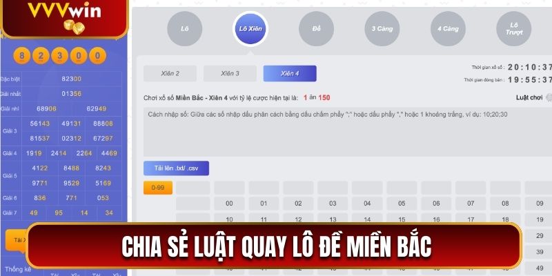 Chia sẻ luật quay lô đề miền Bắc