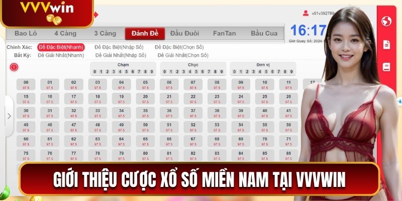 Giới thiệu cược xổ số miền Nam tại VVVwin